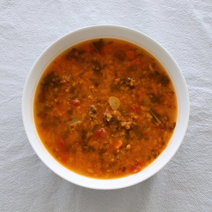 In The Spotlight: Vegetable & Red Lentil Soup