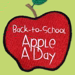 Apple-A-Day Video Series and FREE Designs