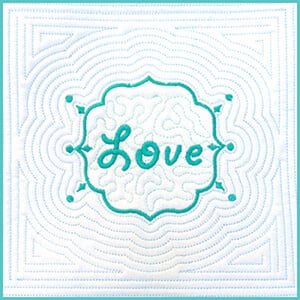 ’Hatching’ a Quilt – Part 1 – Monogram Block