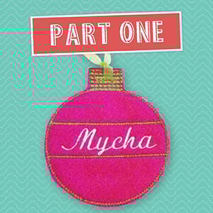 Personalized Christmas Tags & Ornaments with FREE Instructions & Embroidery Designs – Part 1