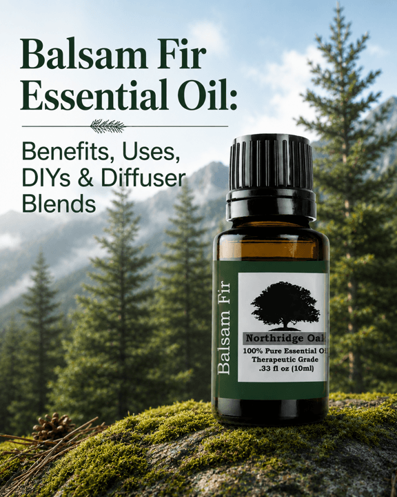 Balsam Fir Essential Oil Benefits Uses DIYs and Diffuser Blends
