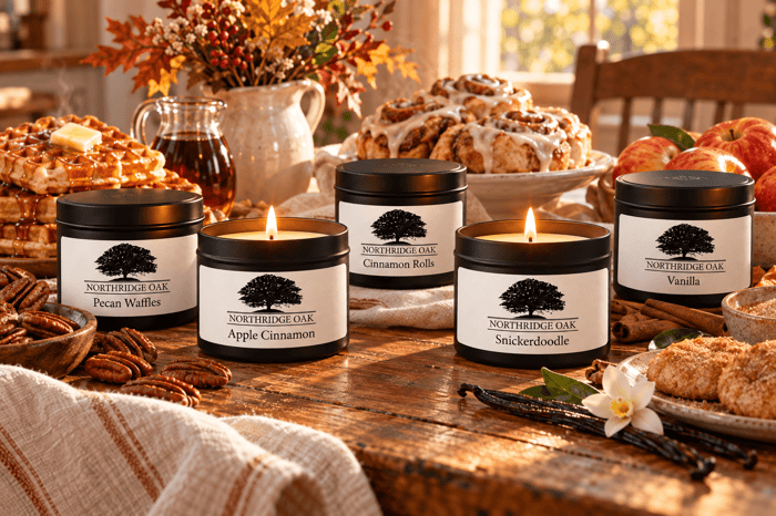 Best Candles for Thanksgiving Brunch: Pecan Waffles and Cinnamon Rolls