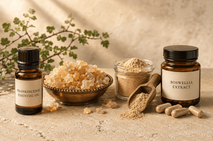 Frankincense Essential Oil vs. Resin, Extract & Supplements