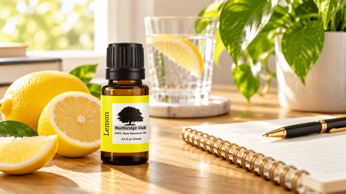 Lemon Essential Oil for Energy, Mood and Focus