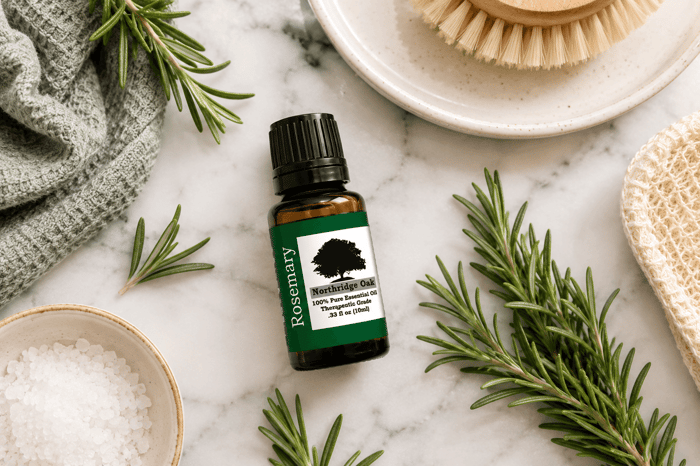 Rosemary Essential Oil: Benefits, Hair & Scalp Uses, DIY Recipes & Diffuser Blends