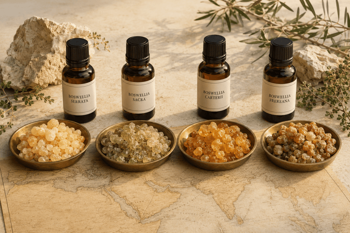 Types of Frankincense: Serrata vs. Sacra, Carterii & Frereana