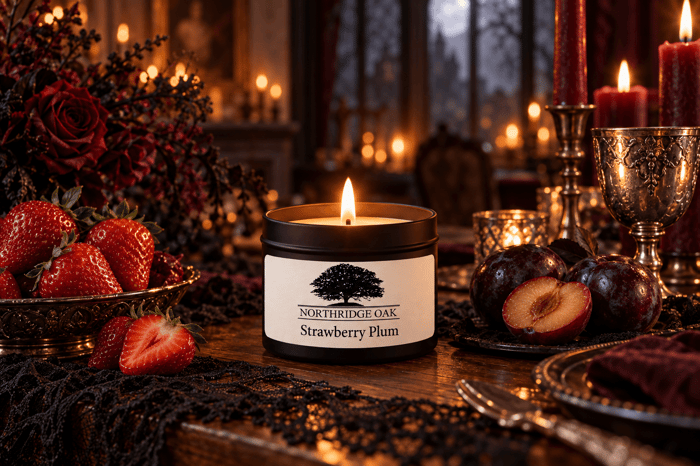 Vampire’s Blood Candle Mood: Why Strawberry Plum Is the Perfect Match