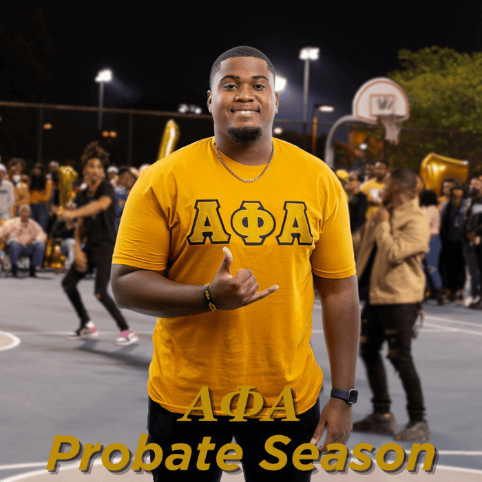 Alpha Phi Alpha Probate Season