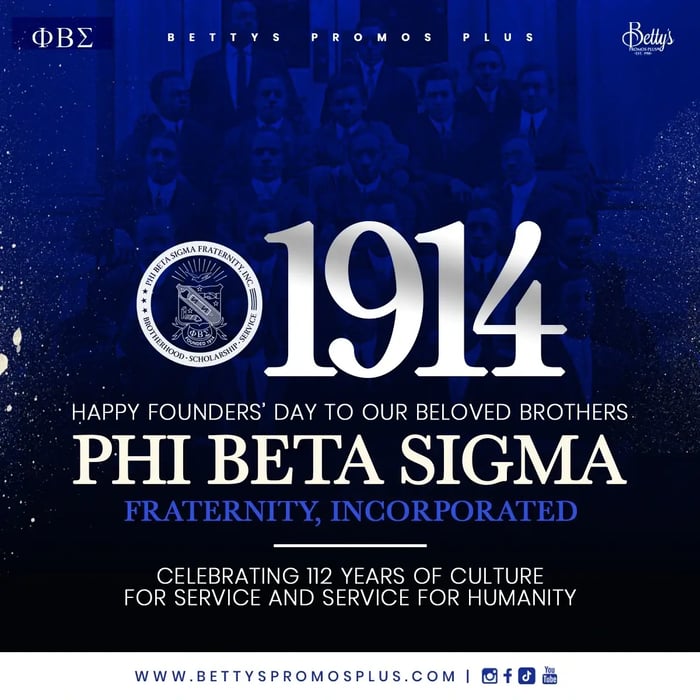 Celebrate Phi Beta Sigma Founders' Day with Officially Licensed Paraphernalia