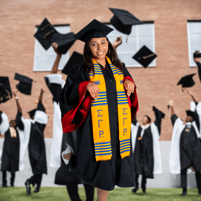 Sigma Gamma Rho Graduation Stole