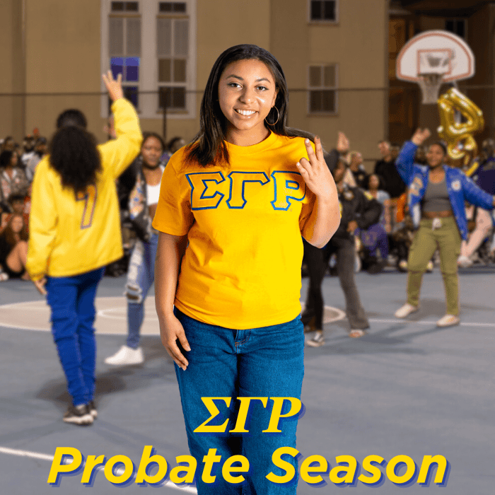 Sigma Gamma Rho Probate Gifts