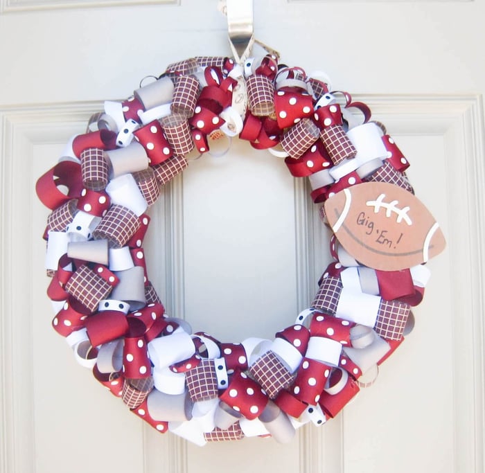 Customer Appreciation: Aggie Ribbon Wreath by Amy Tried It