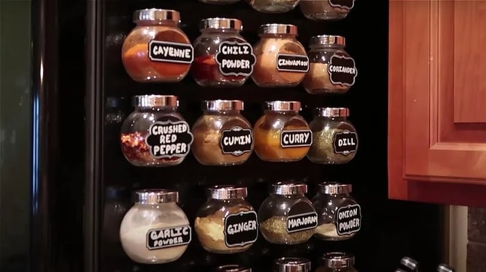 Upgrade Your Kitchen Organization with DIY Magnetic Spice Jars