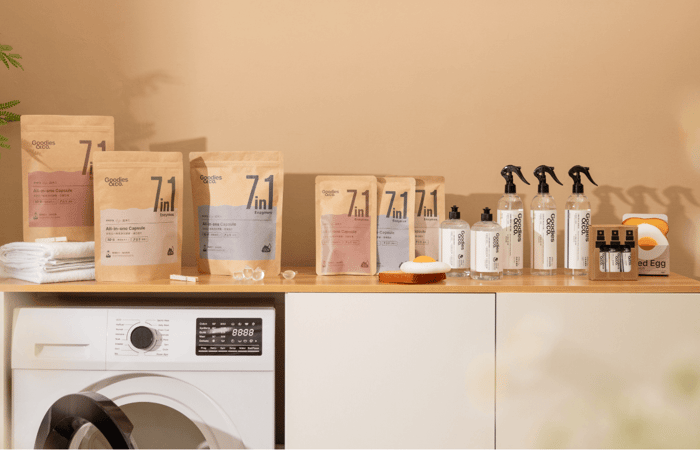 洗衣球推薦｜Goodies&co.咖啡渣洗衣膠囊，忙碌家庭主婦一致激推！
