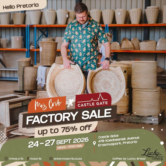 Pretoria Heritage Factory Sale at Castle Gate celebrating Heritage Day in South Africa