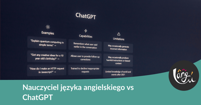 Nauczyciel języka angielskiego vs ChatGPT