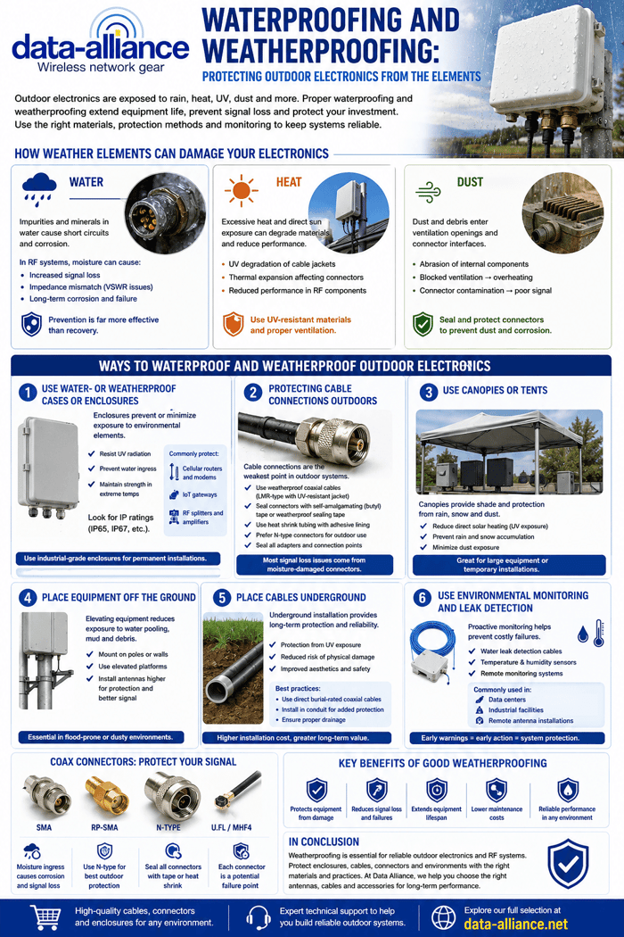 Waterproofing and Weatherproofing: Protecting Outdoor Electronics From the Elements