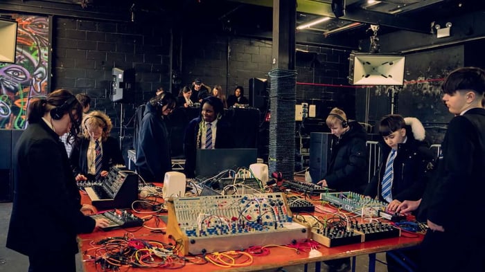 Electronic Music Club participants