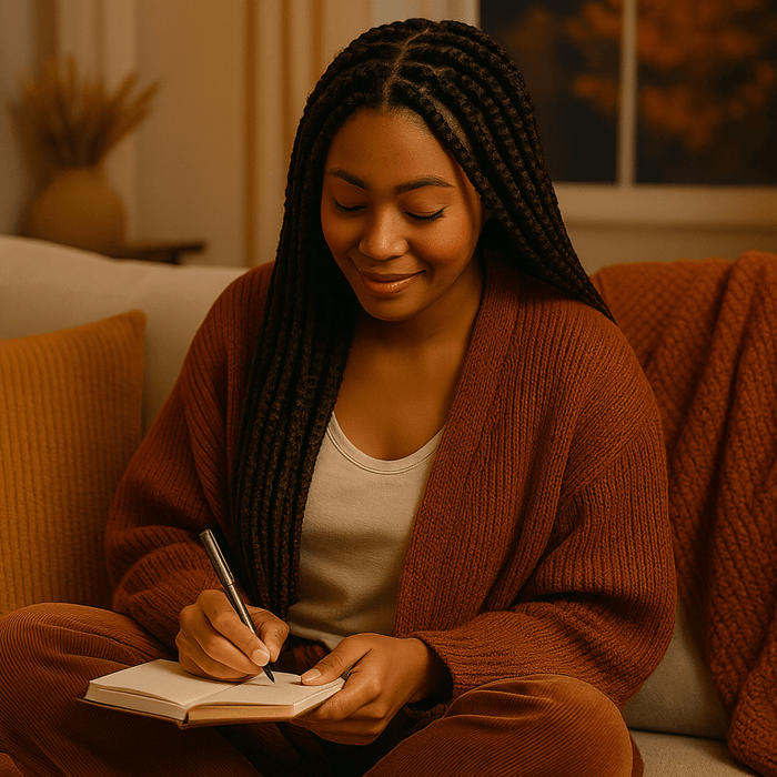 🍂 Fall Self-Care Routine for Braids: Cozy Girl Reset Tips