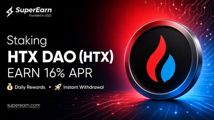 Staking HTX DAO (HTX): Earn 16% APR with Daily Rewards