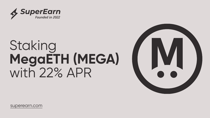 Staking MegaETH (MEGA) at 22% APR on SuperEarn