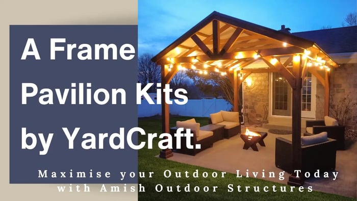 A Frame Pavilion Kits by Yard Craft