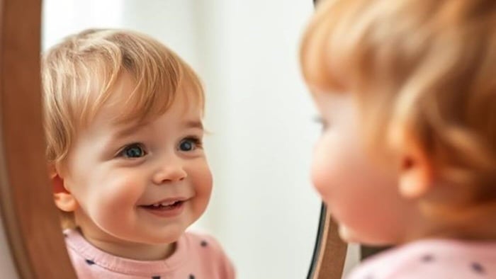 Mirror Play Stages for Babies & Toddlers
