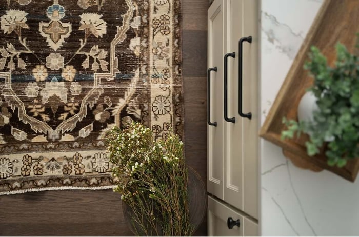 Vintage rug interiors by Haus of Rowe