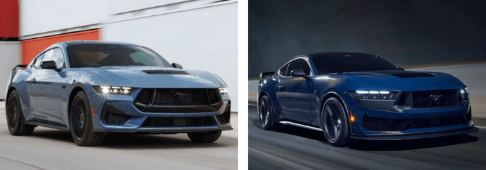 Mustang GT vs. Dark Horse (EU-Modell)