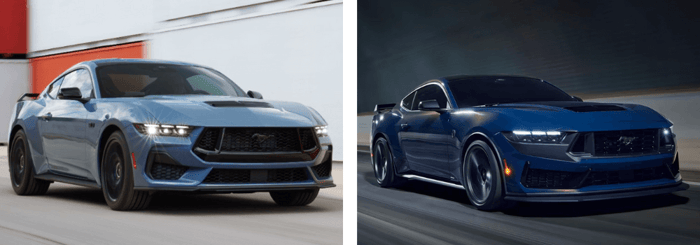 Mustang GT vs. Dark Horse (EU-Modell)