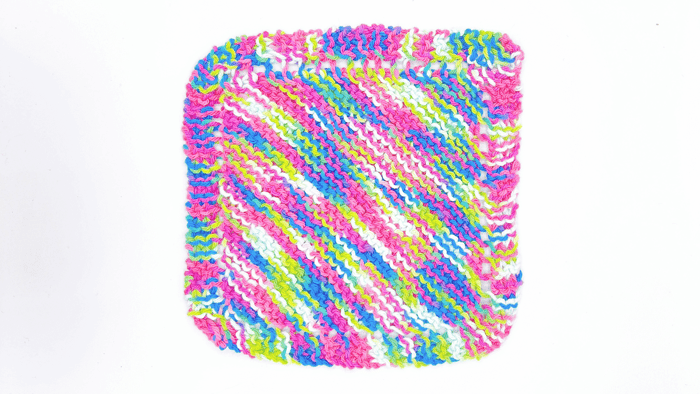 Knitted Dishcloth Pattern: DIY Sustainable Craft