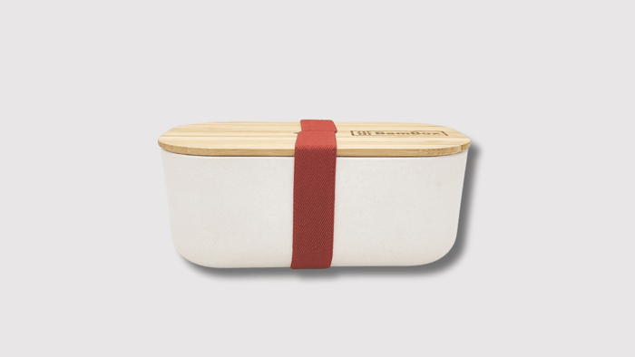 Biodegradable bamboo eco friendly food storage container
