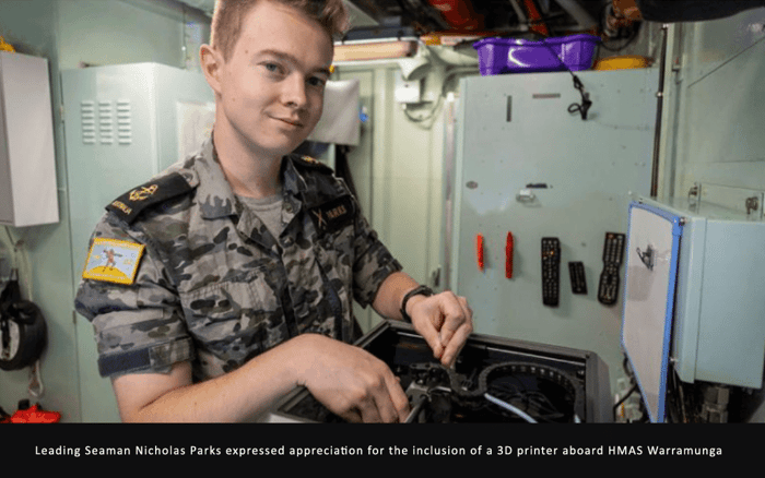 Revolutionising Naval Maintenance with 3D Printers