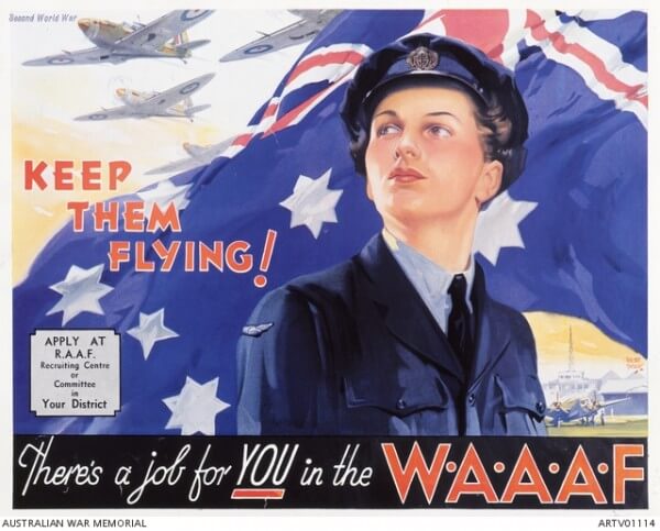 WAAAF - WOMEN'S AUSTRALIAN AUXILIARY AIR FORCE