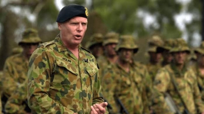 Australian soldiers in military uniform