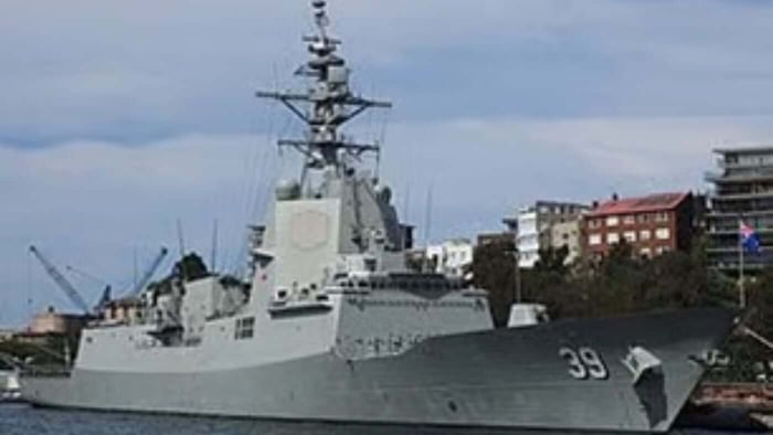 HMAS Hobart Takes Part in Exercise La Perouse 25