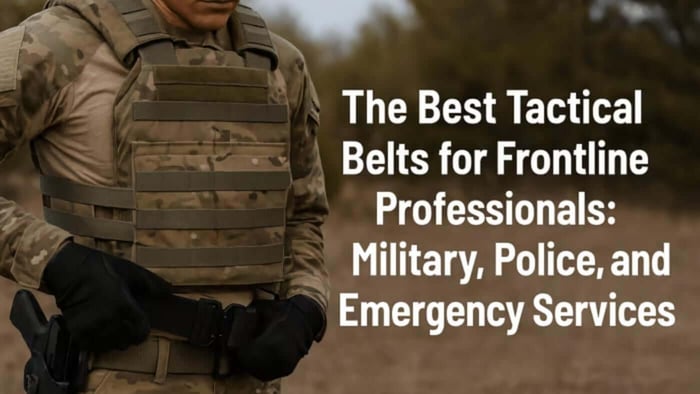 The Best Tactical Belts for Frontline Professionals: Military, Police, and Emergency Services