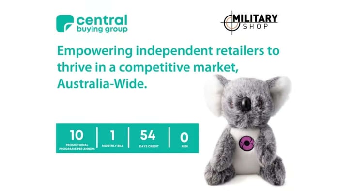 The Military Shop Is Now Part of The Central Buying Group!