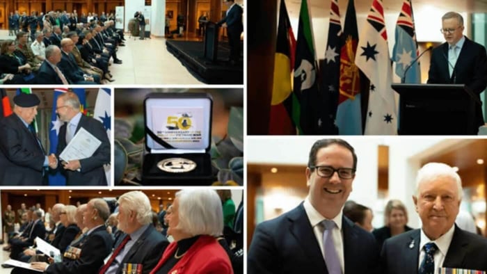 The Prime Minister on behalf of the nation launches a special Vietnam Commemorative Medallion to Honour our Vietnam Veterans
