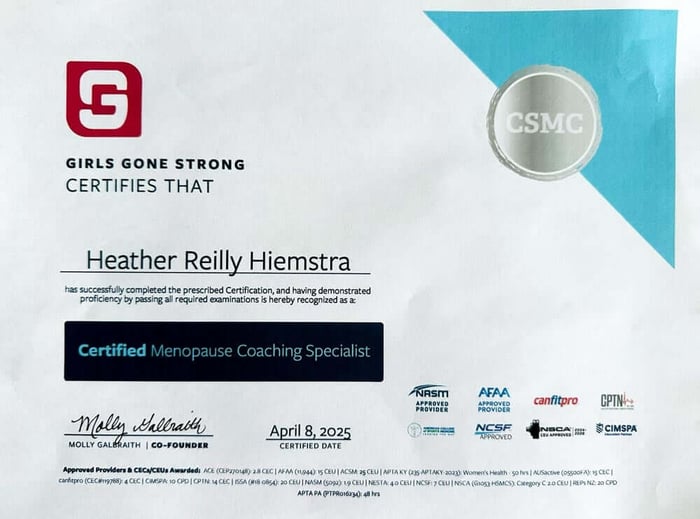 So, I Got Certified as a Menopause Coach