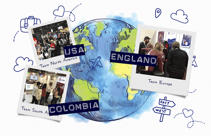 Three continents in three days