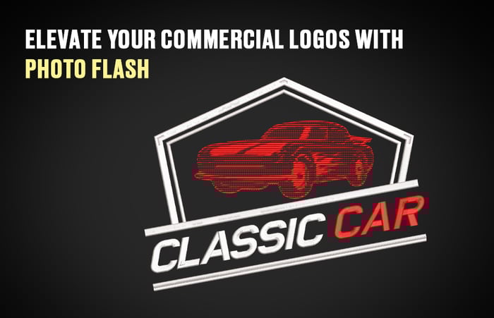 Elevate Your Commercial Logos with Photo Flash