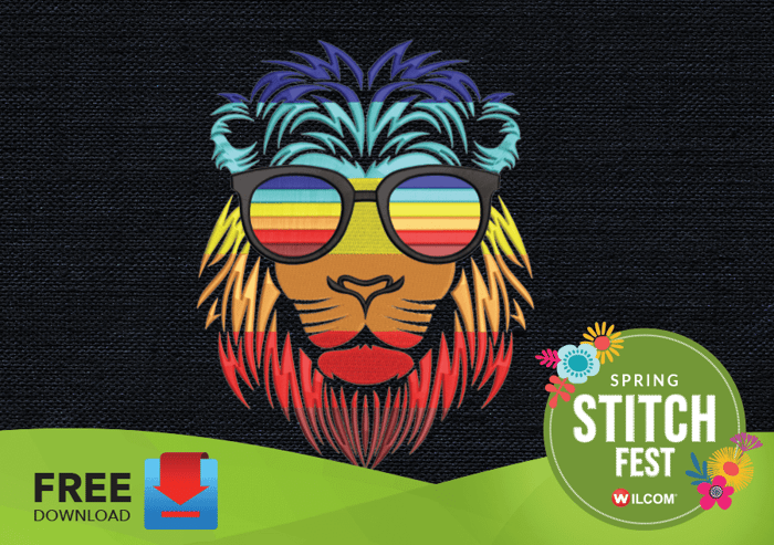 Free Download: Lion with Glasses