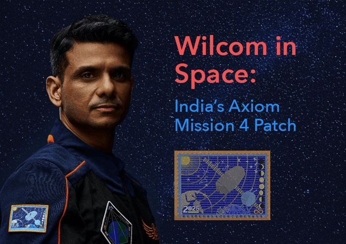 Wilcom in Space: India’s Axiom Mission 4 Patch