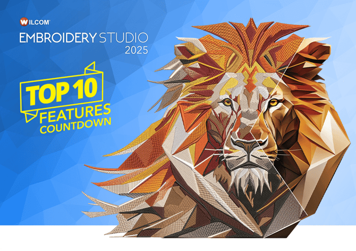 EmbroideryStudio 2025: Top 10 New Features