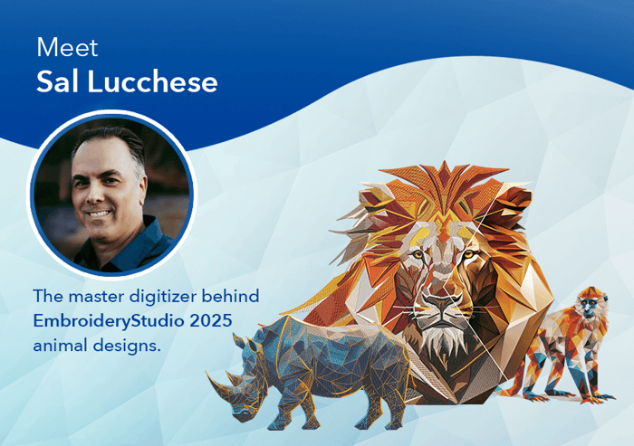 Inside EmbroideryStudio 2025: Animal Designs