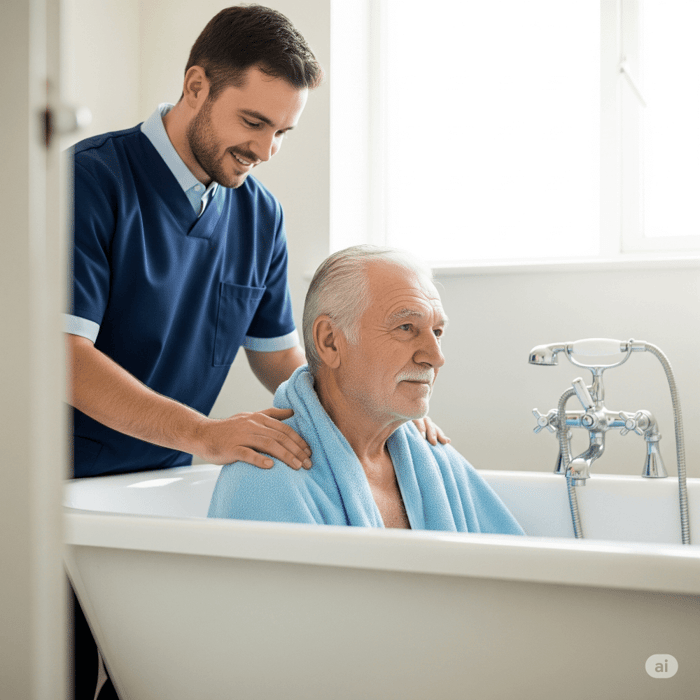 The Caregiver Guide – Dignified Bathing and Personal Hygiene