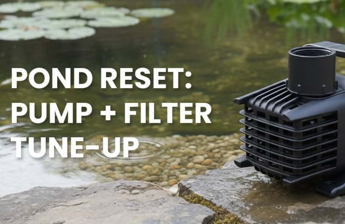 Pond Reset: Pump + Filter Tune-Up