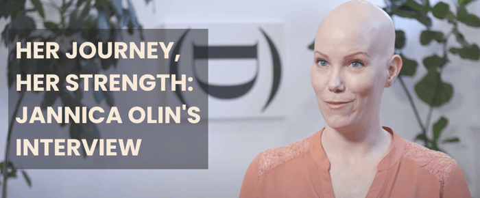 Jannica Olin, Hollywood's Bald Blonde talking about her hair loss / alopecia journey.