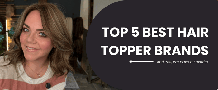 Lacie Rodriguez wearing a Dimples hair topper — Top 5 Best Hair Topper Brands comparison guide
